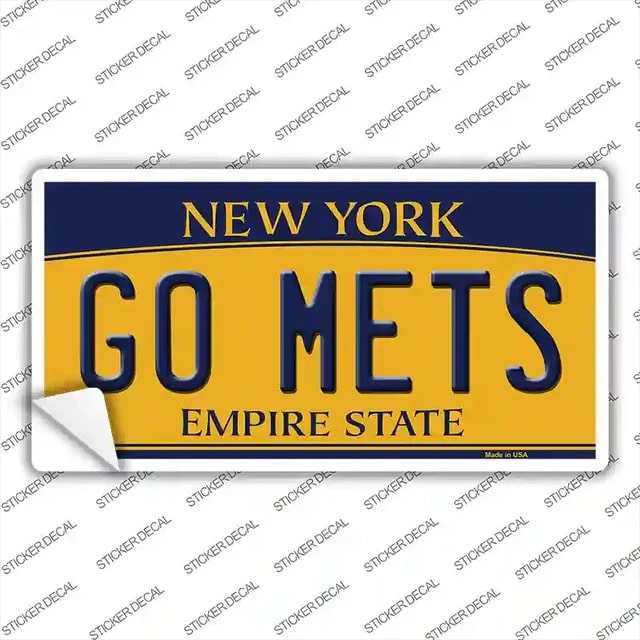 Go Mets Bumper Sticker