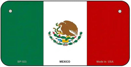 Mexico Flag Bicycle License Plate