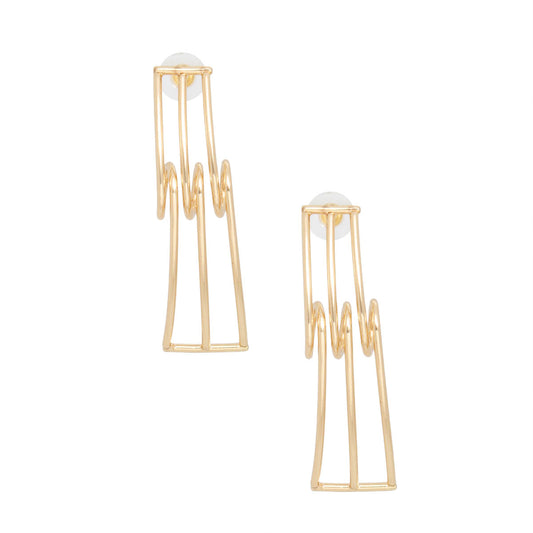 Studs Gold Spring Industrial-luxe Earrings Women
