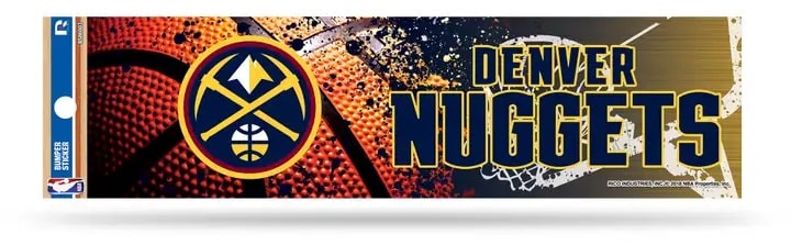 Denver Nuggets NBA Bumper Sticker
