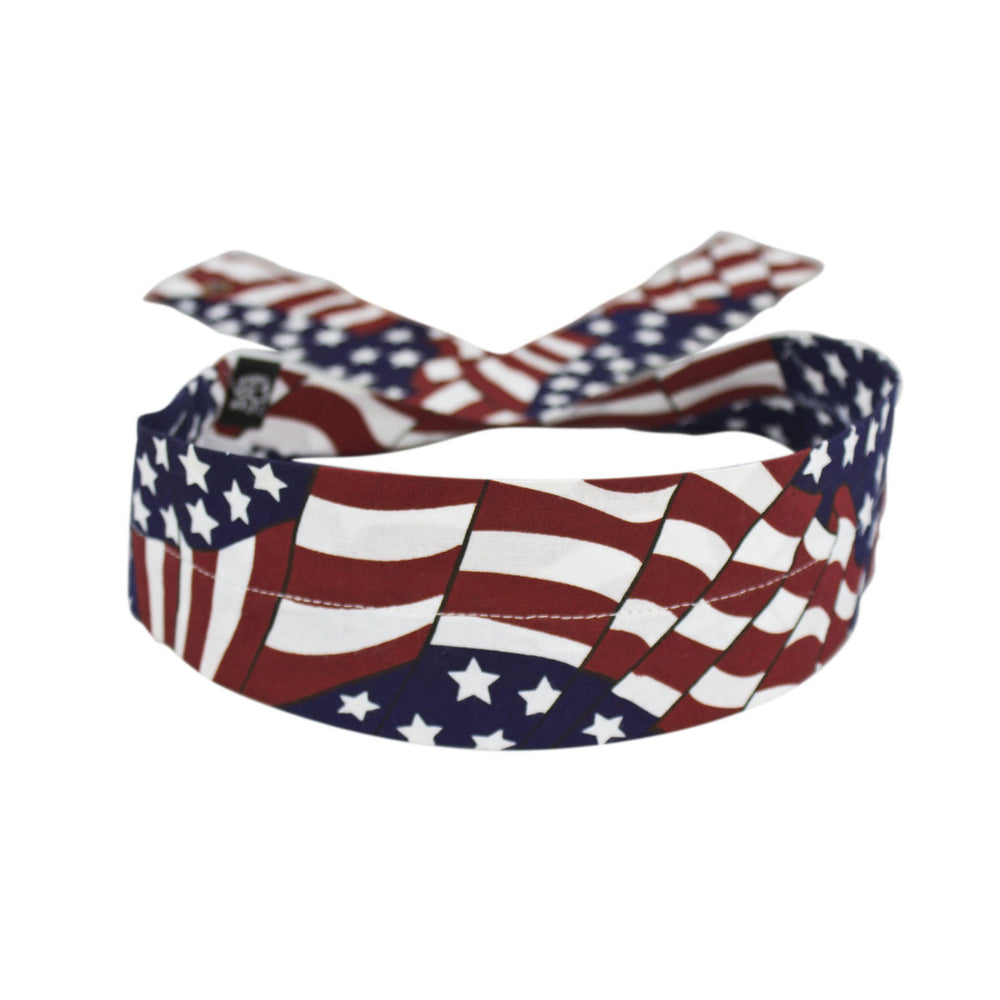 Cooldanna Bandana Wavy American Flag