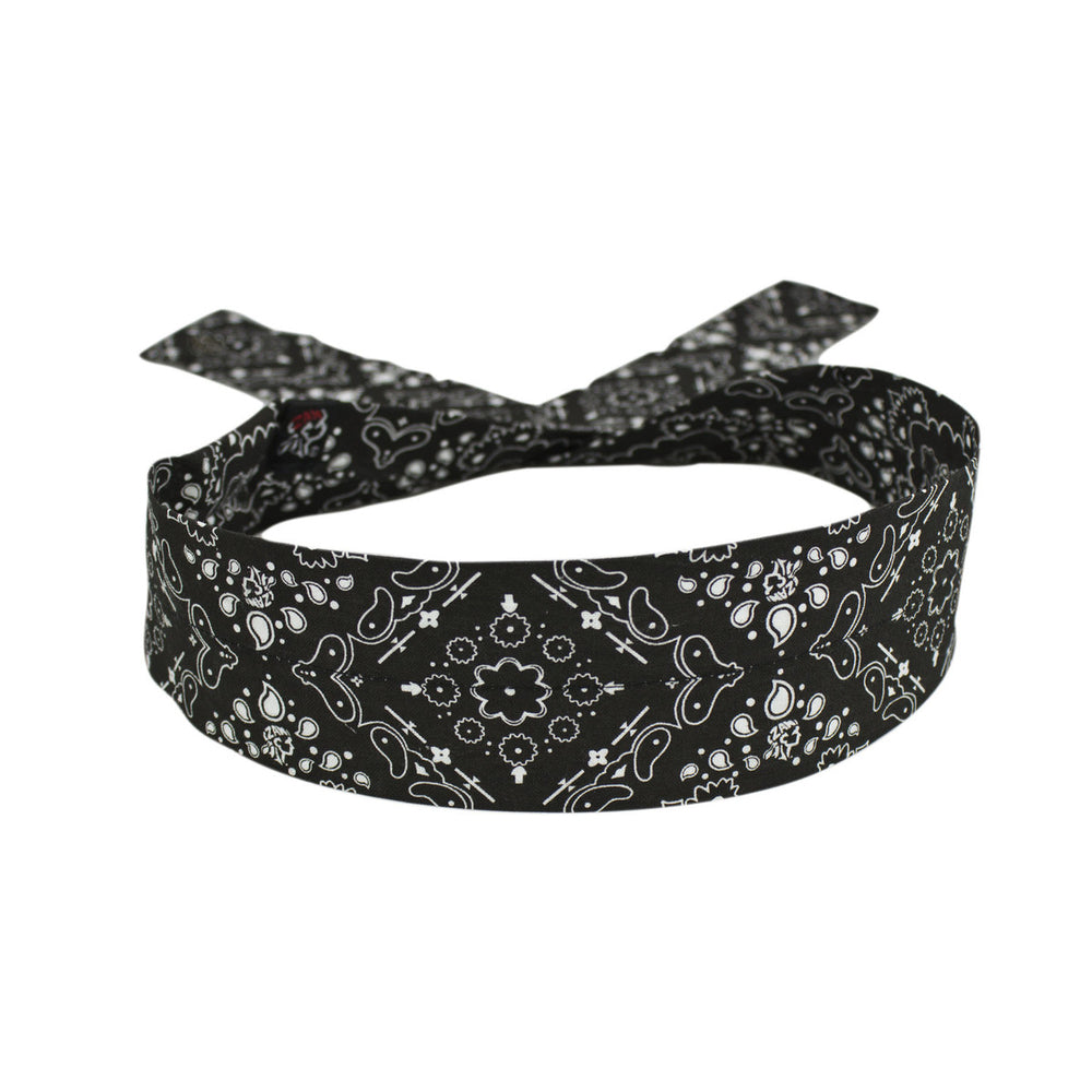Cooldanna Black Paisley Bandana