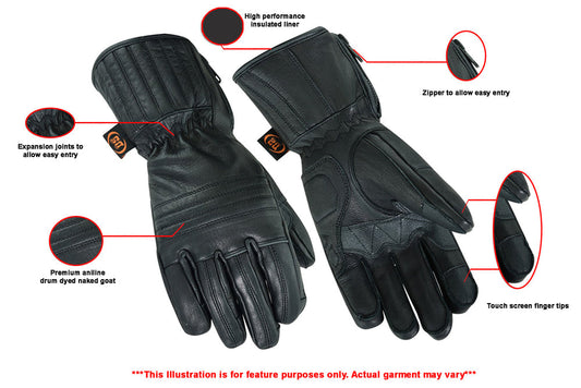 Infographic Superior Features Insulated Cruiser Glove