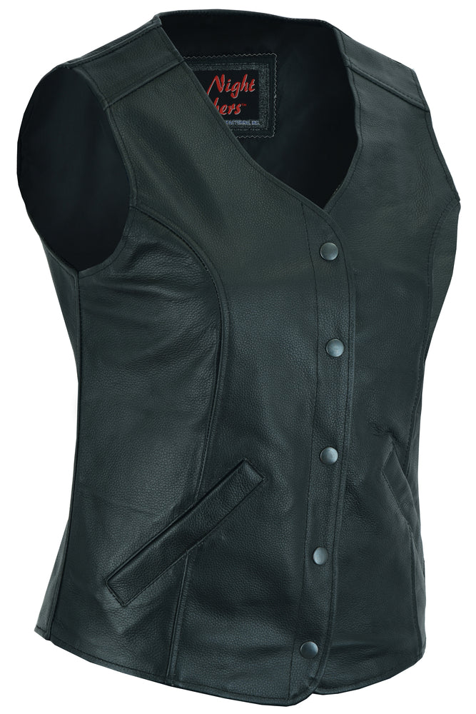 DS Women's Stylish Longer Body Vest - Plain Sides