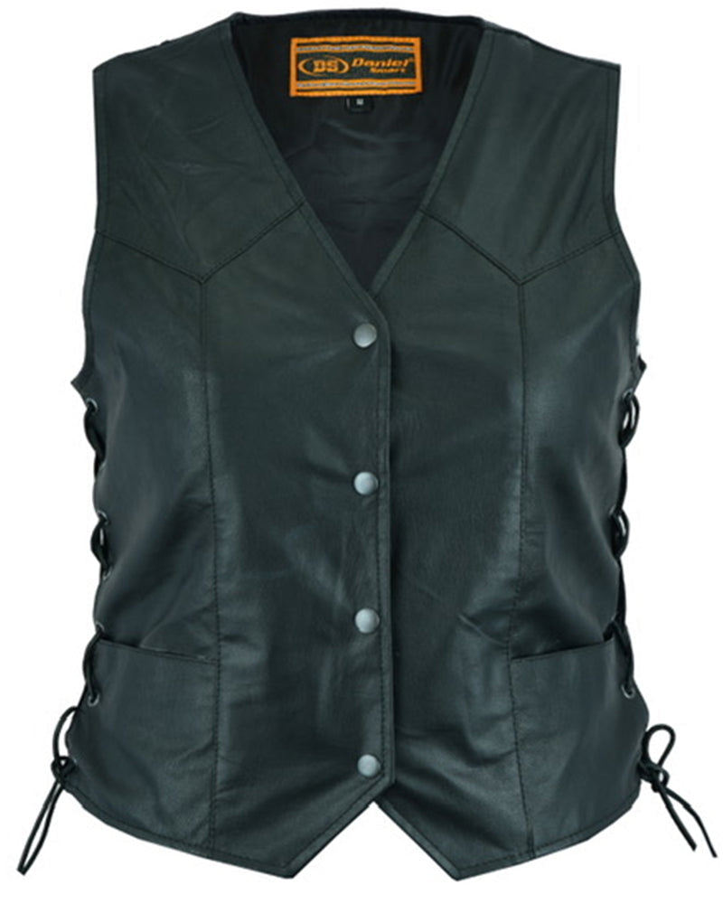 Full Front View DS Women's Traditional Light Weight Vest