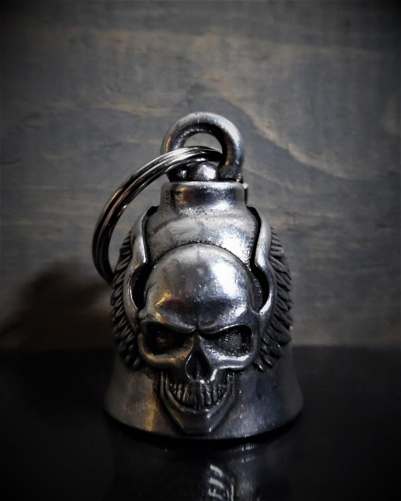 Skull Up Winged Biker Bell