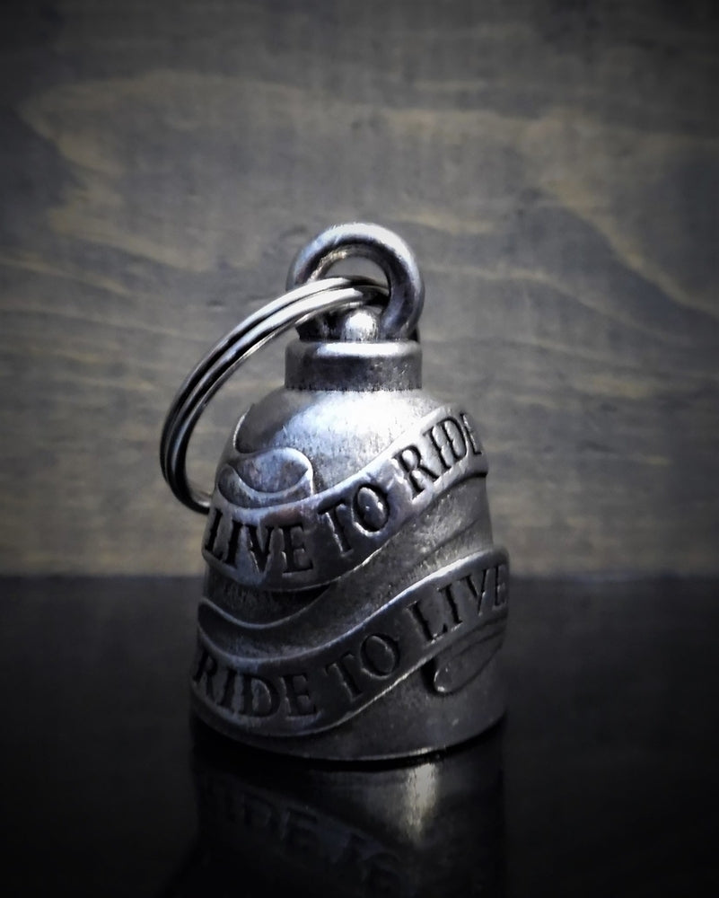 Back Of Motorcycle Live to Ride Bell