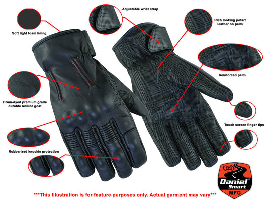 Infographic DS Men's Feature-Packed Rakish Glove