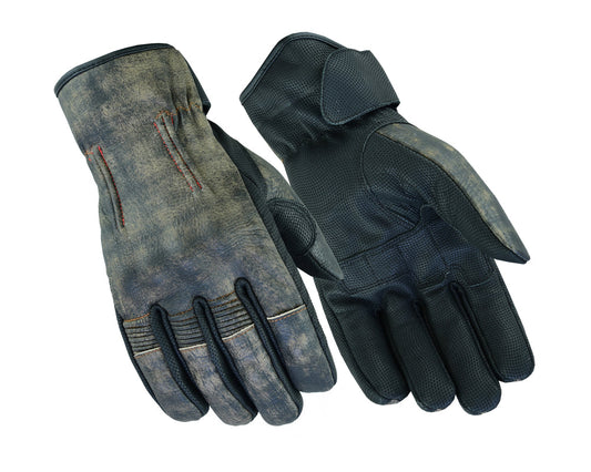 DS Men's Feature-Packed Washed-Out Brown Rakish Glove