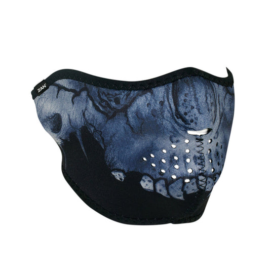 Neoprene Half Face Mask, Midnight Skull