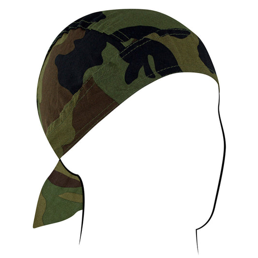 Flydanna®, Cotton, Woodland Camo Bandana Headwrap
