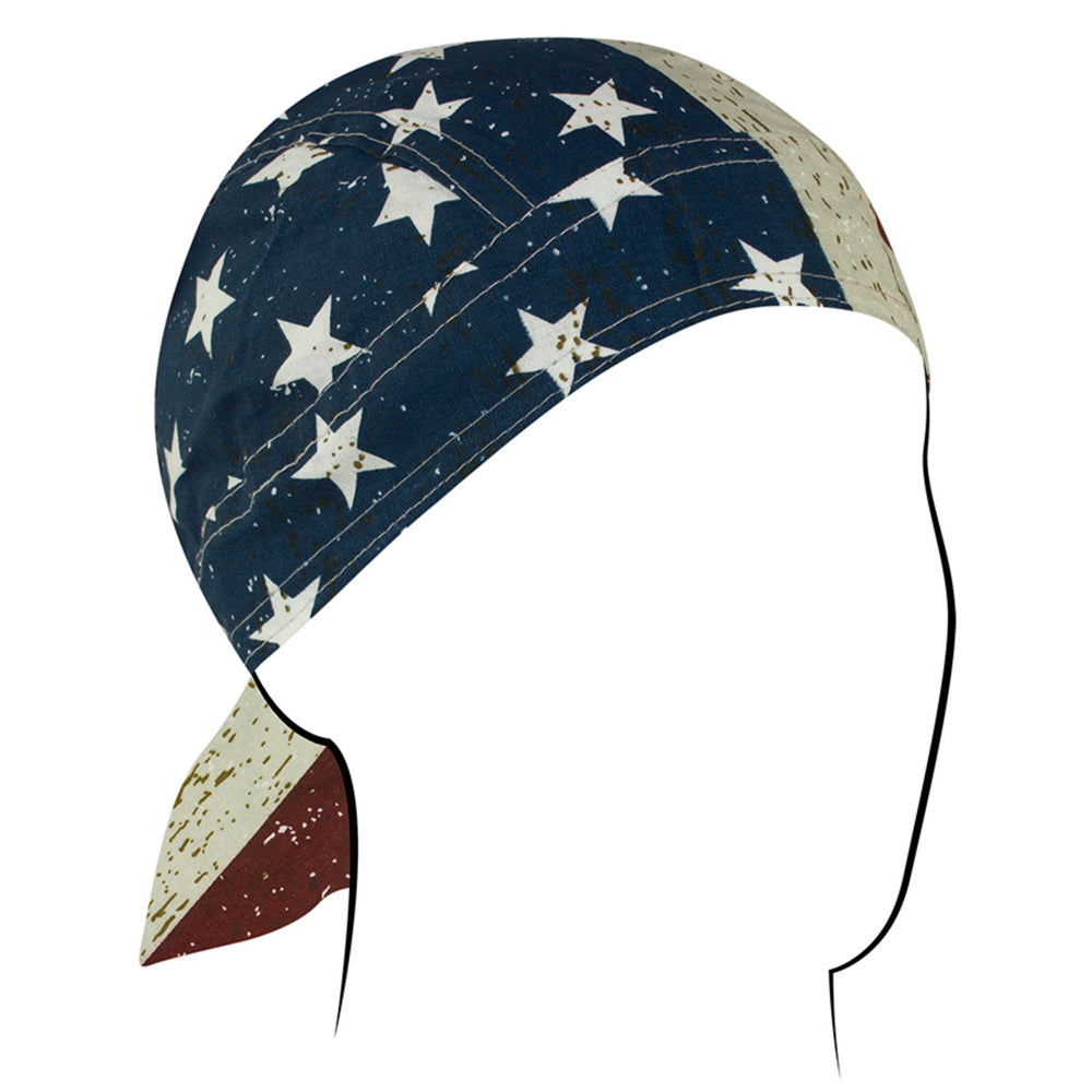 Flydanna®, Cotton, Vintage American Flag Bandana Headwrap