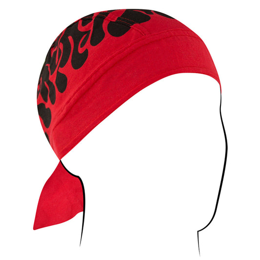 Flydanna®, Cotton, Flames Red II Bandana Headwrap