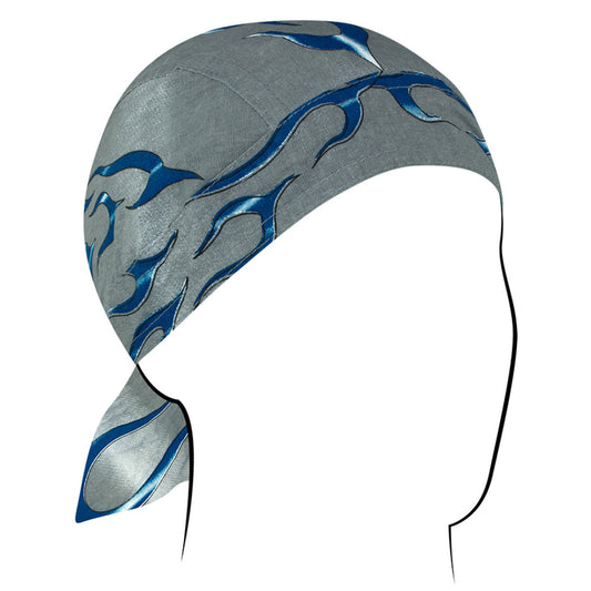 Flydanna®, Cotton, Blue Tank Flame Bandana Headwrap