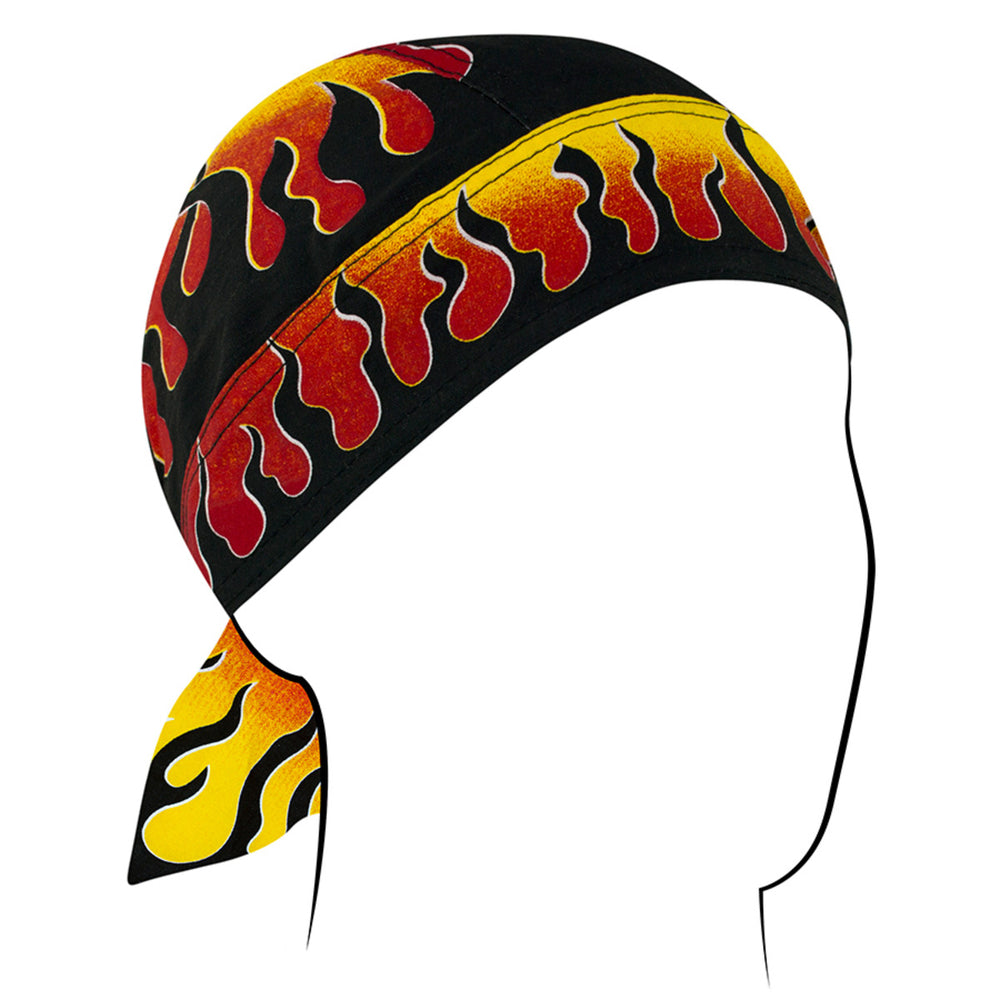 Flydanna®, Cotton, Reverse Flames Bandana Headwrap
