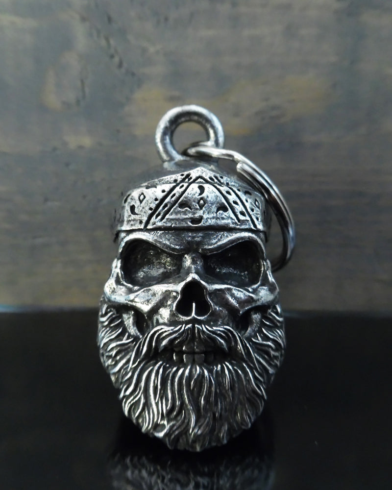 Old School Biker Skull Bravo Bell