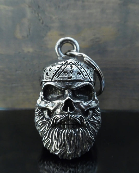Old School Biker Skull Bravo Bell