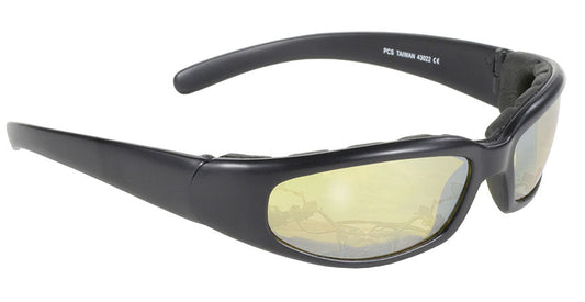 Rally Wrap Padded Blk Frame/Yellow Lens