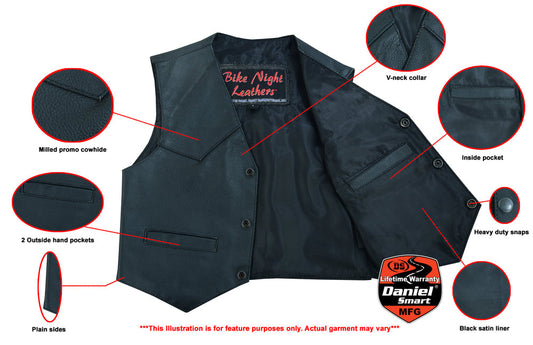 DS Toddler Traditional Style Plain Side Vest