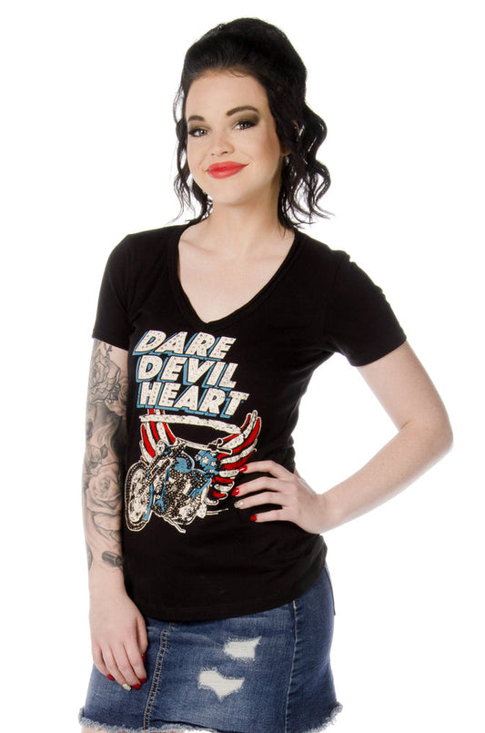 Dare Devil Heart T Shirt