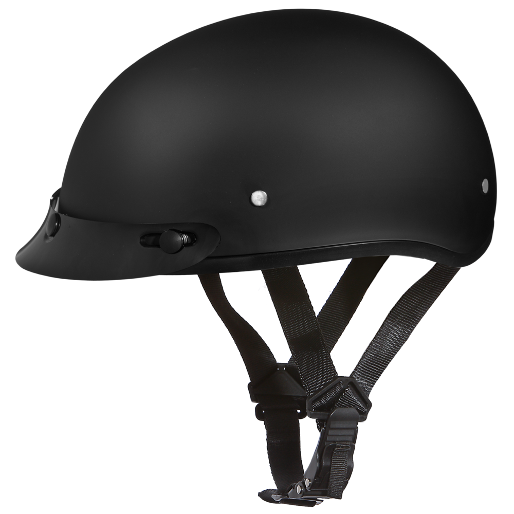 D.O.T. DAYTONA SKULL CAP - DULL BLACK