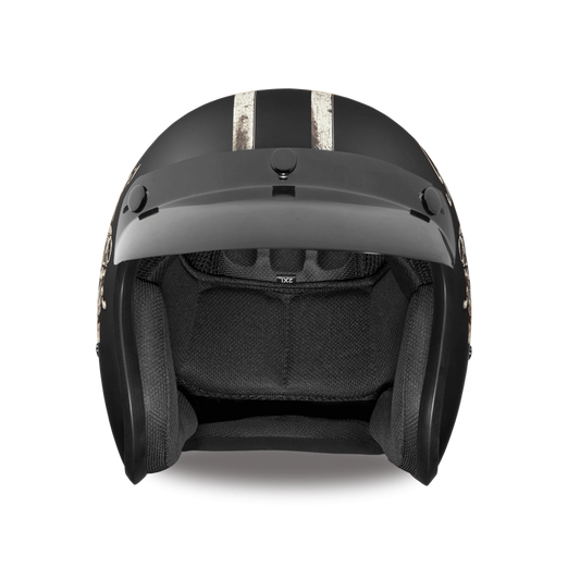 Front View D.O.T. DAYTONA CRUISER - W/ FLYING ACE'S HELMET