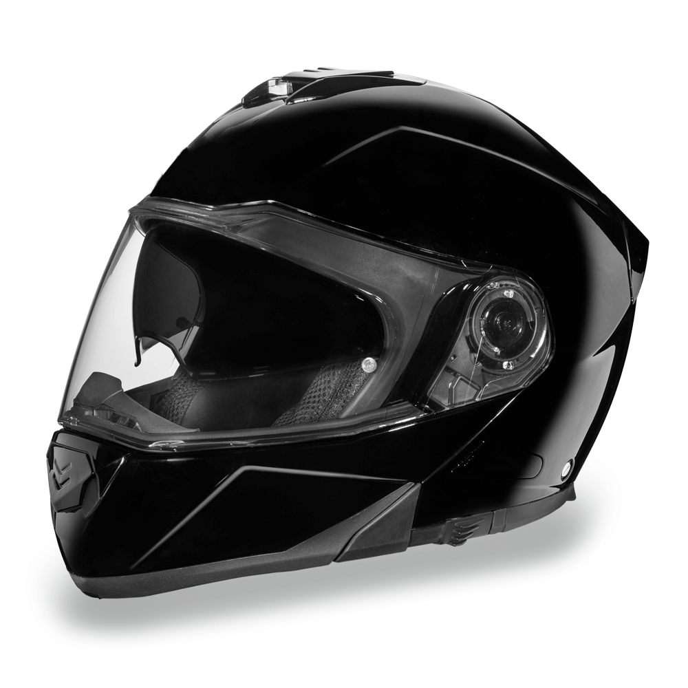 D.O.T. DAYTONA GLIDE - HI-GLOSS BLACK HELMET