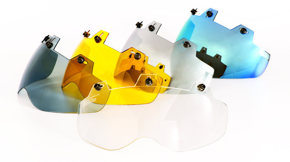 02-311 3 Snap Shorty Shield -assorted Colors Silver Mirror