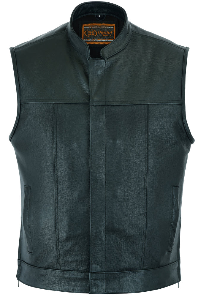 DS Men's Double Crosser Motorcycle Vest - Black