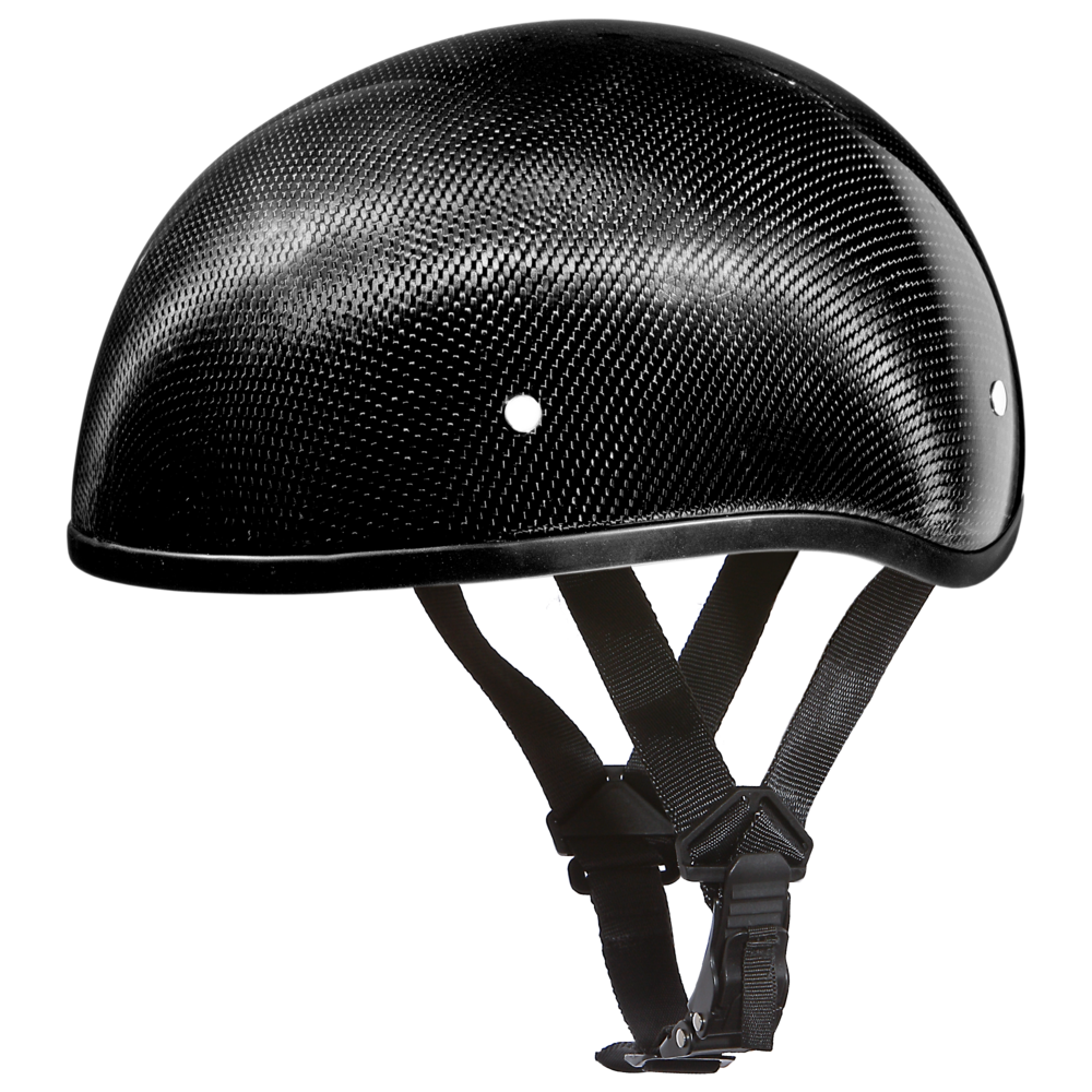 D.O.T. DAYTONA SKULL CAP W/O VISOR- GREY CARBON FIBER