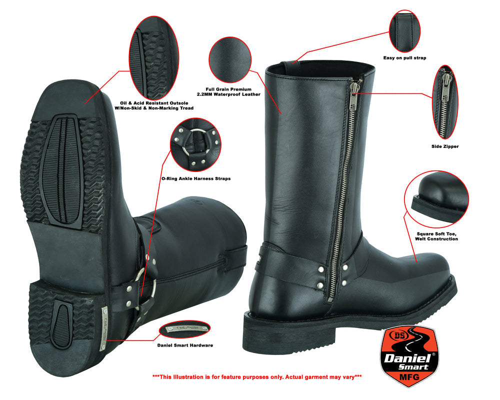 Infographic DS Men's Waterproof Harness Boots
Success