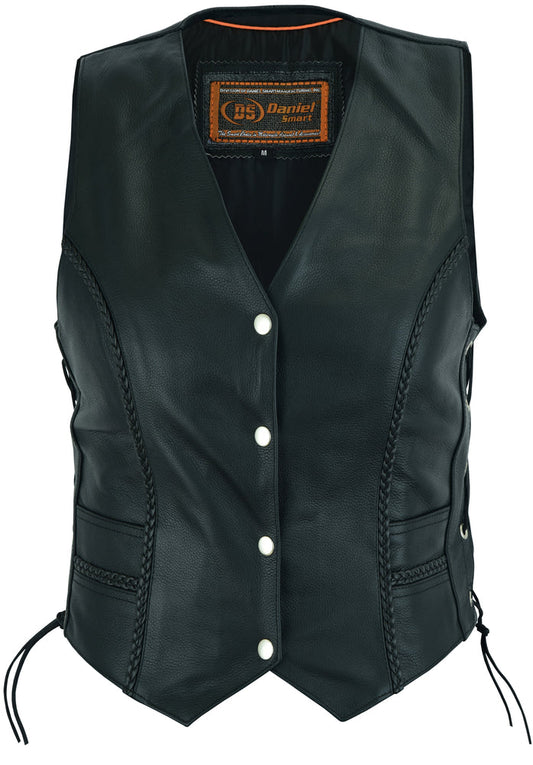 Full Front DS Women's Braided Vest