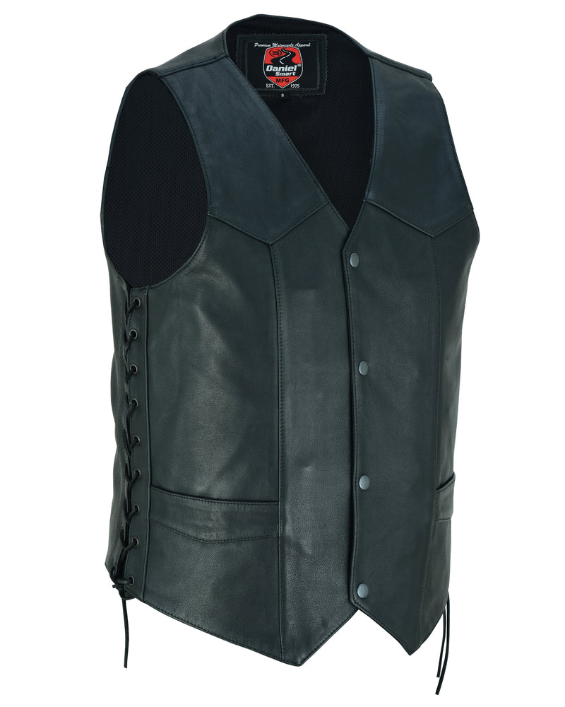 DS Men's Gold Traditional Vest - Black