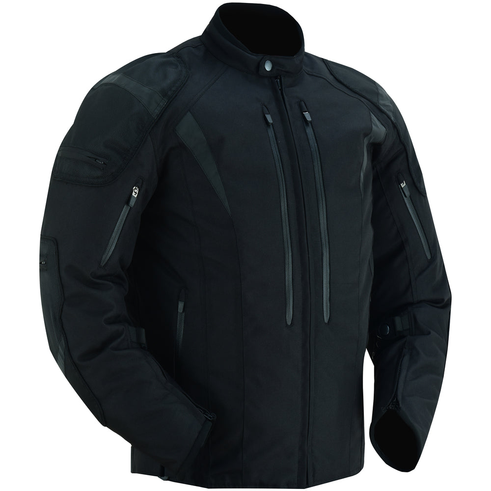 DS Men's Blast Black Micro Mesh Motorcycle Jacket – Ventilated