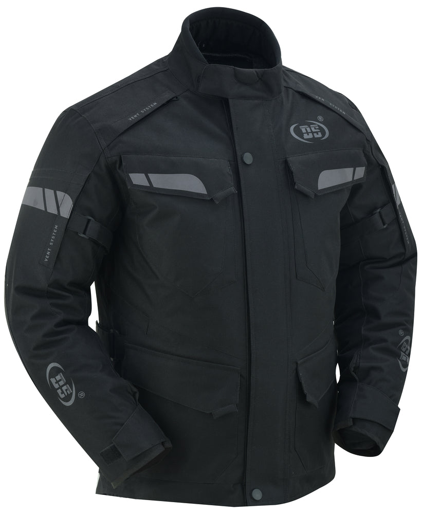 DS Heavy Duty Polyester Textile Mens motorcycle Jacket