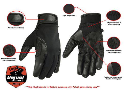 DS Leather/ Textile Lightweight Glove