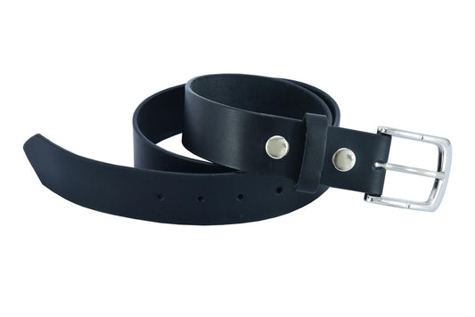 Alternate View Iconic Black Genuine Leather Belt