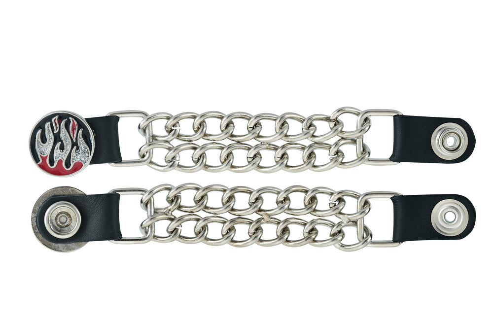 Vest Extender - Flame Red/Silver