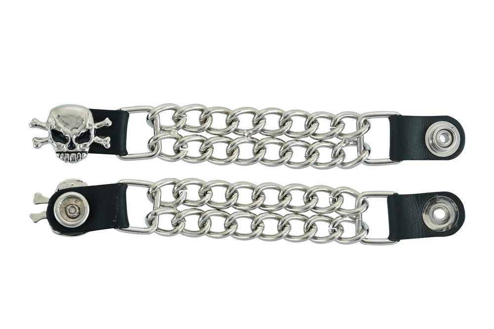 Vest Extender - Skull W/Bones