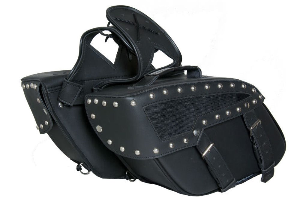 DS Two Strap Saddle Bag w/ Studs