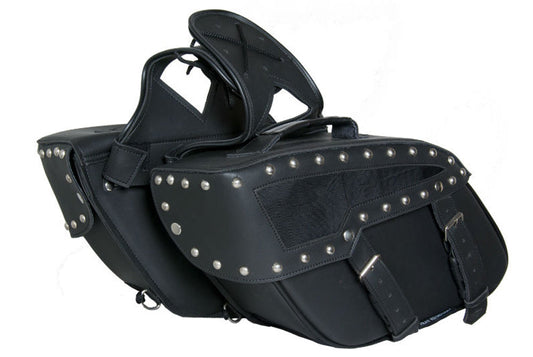 DS Two Strap Saddle Bag w/ Studs
