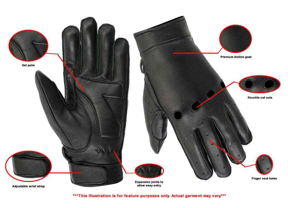Infographic Premium Cruiser Glove
