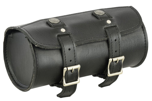 DS Premium Small Leather Round Tool Bag