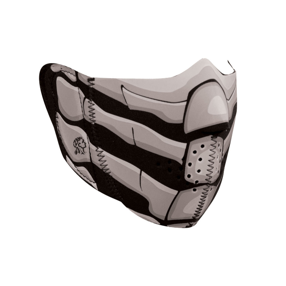 ZAN® Half Mask- Neoprene- Bone Breath- Glow in the Dark