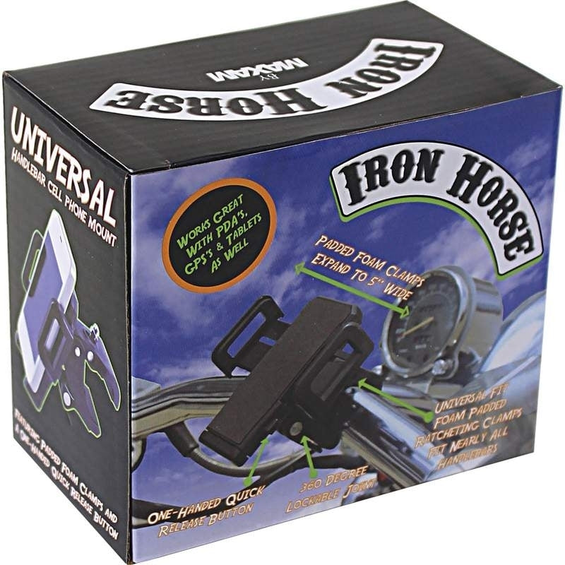 Packaged Adjustable Motorcycle Phone Mount
