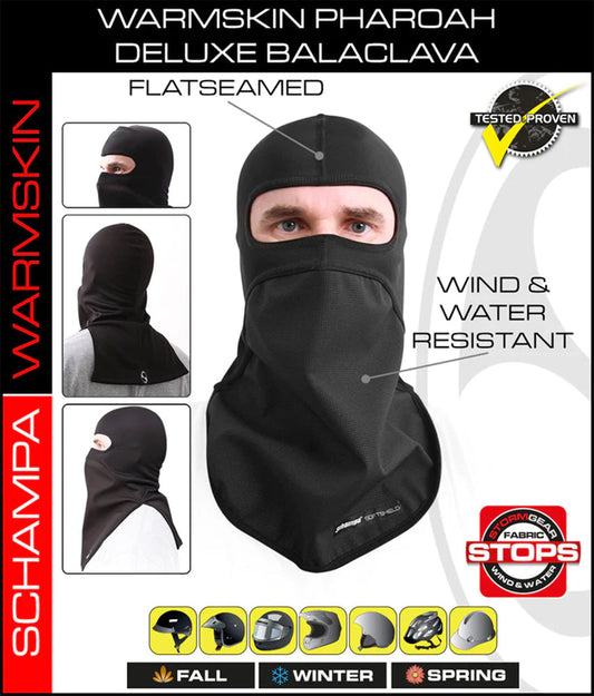 Infographic Pharoah Deluxe Balaclava- StormGear Bottom- WarmSkin Top