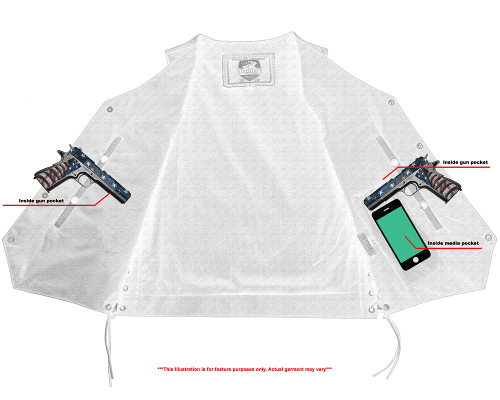 DS Men's Gold Traditional Vest - Black