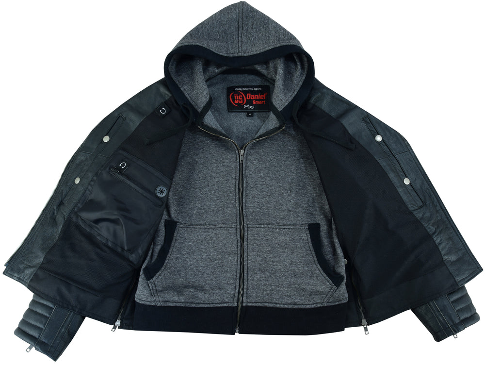 DS Women's M/C Jacket with Rub-Off Finish