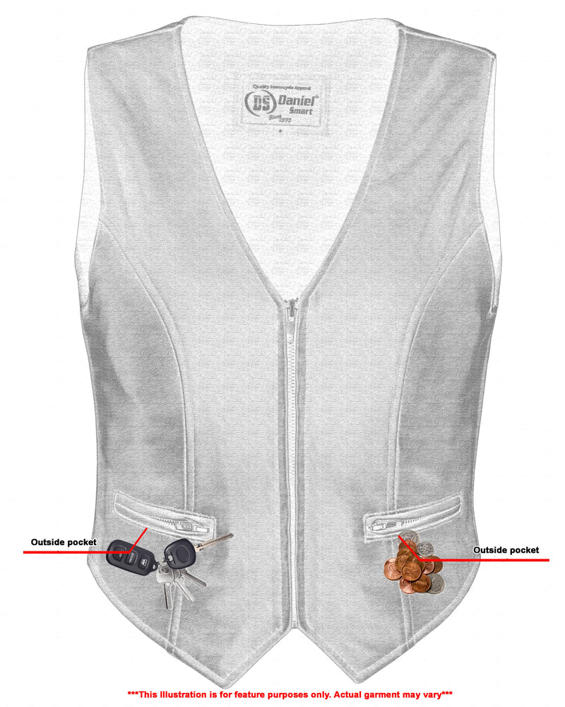 Xray DS Women's Stylish Lightweight Zipper Front Vest
