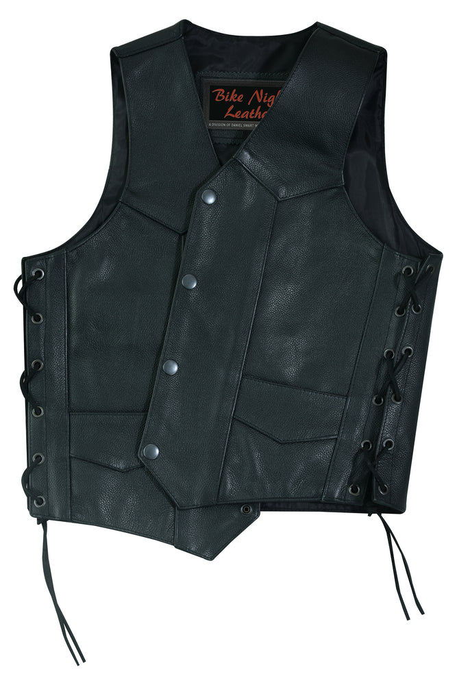 Folded Kids Traditional Style Side Lace Vest